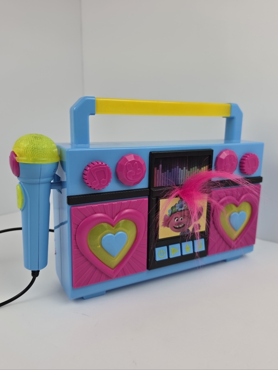 eKids Other - Trolls World Tour Karaoke Boombox w/ Mic Lights Sound TR-115 Kids Toy Tested